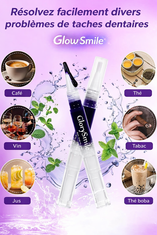 Stylo Blanchissant Violet Instantané – Glow Smile