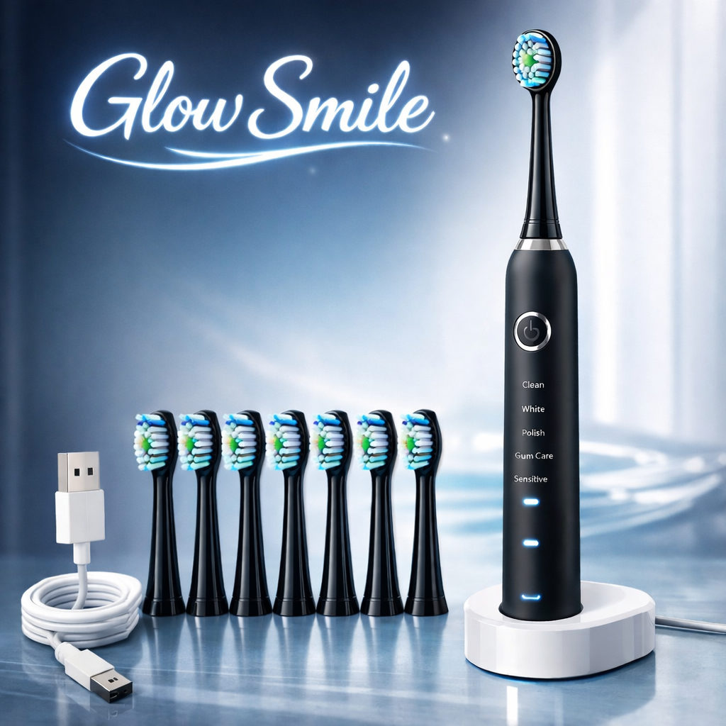 Brosse à Dents Électrique Intelligente Rechargeable – Glow Smile