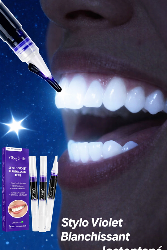 Stylo Blanchissant Violet Instantané – Glow Smile